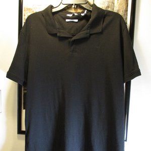 Calvin Klein men’s liquid touch polo shirt black